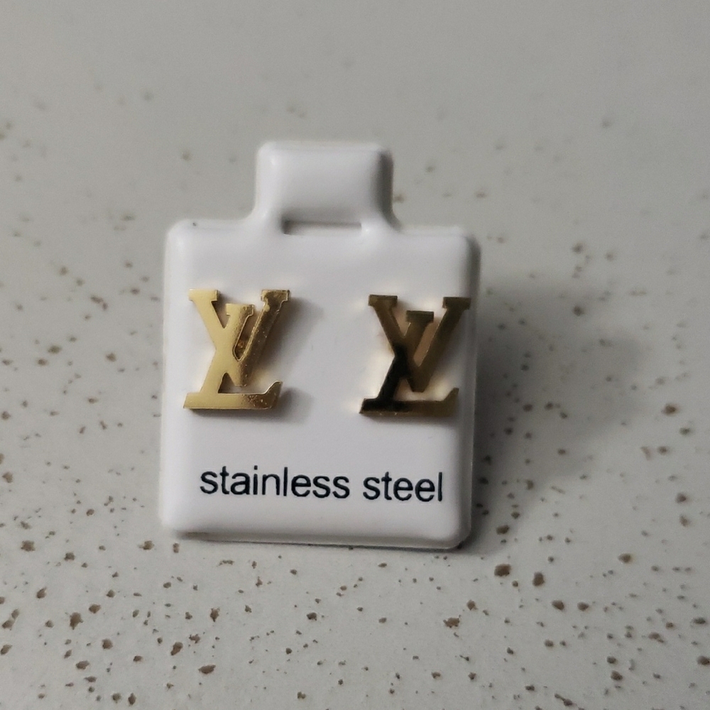 Gold Fashion Stainless Steel Earrings